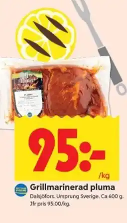 ICA Supermarket Grillmarinerad pluma erbjuda