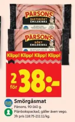 ICA Supermarket Smörgåsmat erbjuda