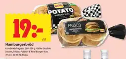 ICA Supermarket Hamburgerbröd erbjuda