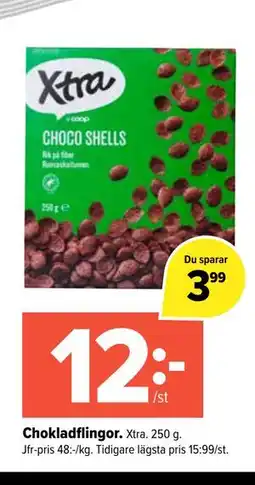 Coop Extra Chokladflingor erbjuda