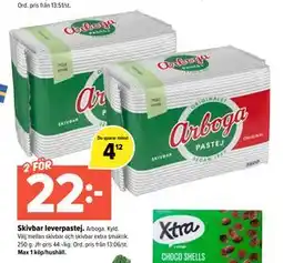 Coop Extra Skivbar leverpastej erbjuda