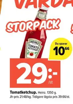 Coop Extra Tomatketchup erbjuda