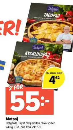 Coop Extra Matpaj erbjuda