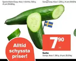 Coop Extra Gurka erbjuda