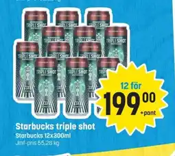 Eurocash Starbucks triple shot erbjuda