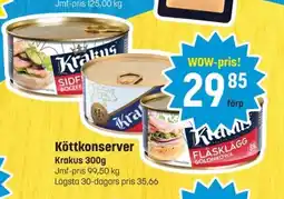 Eurocash Köttkonserver erbjuda