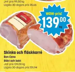 Eurocash Skinka och fläskkarré erbjuda