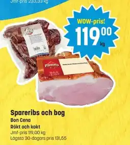Eurocash Spareribs och bog erbjuda