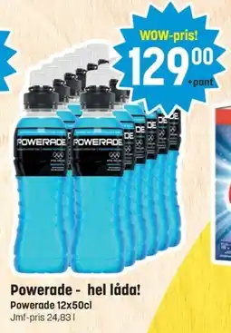 Eurocash Powerade - hel låda! erbjuda