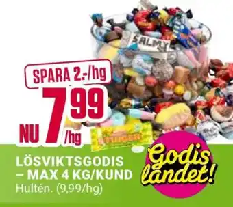 ÖoB Lösviktsgodis erbjuda