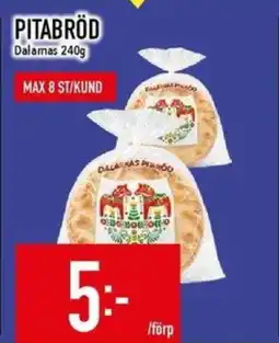 Matdax Dalamas Pitabröd erbjuda