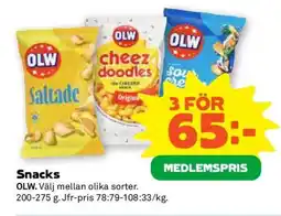 Stora Coop SNACKS erbjuda
