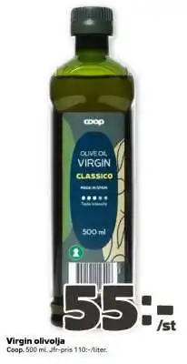 Coop Virgin olivolja erbjuda
