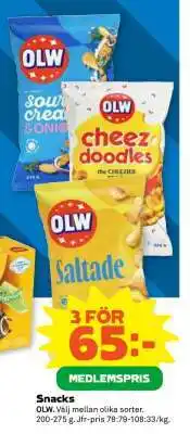 Stora Coop SNACKS erbjuda
