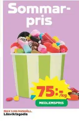 Coop Lösviktsgodis erbjuda