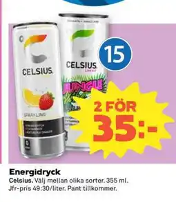 Coop Energidryck Celsius erbjuda