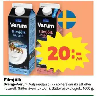 Coop Filmjölk erbjuda