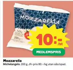 Coop MOZZARELLA erbjuda