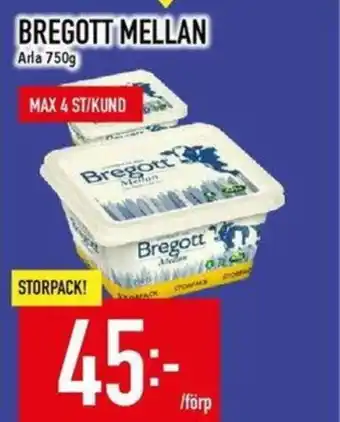 Matdax Arla Bregott mellan erbjuda