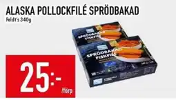 Matdax Feldt's Alaska pollockfilé sprödbakad erbjuda