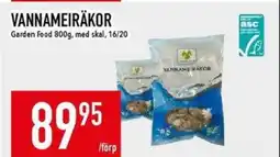 Matdax Garden Food Vannameiräkor erbjuda