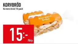 Matdax Korvens bröd Korvbröd erbjuda