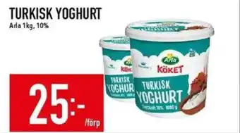 Matdax Arla Turkisk yoghurt erbjuda