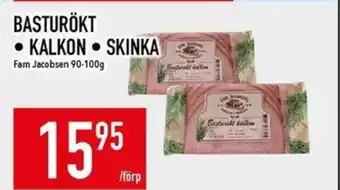 Matdax Fam Jacobsen Basturökt, Kalkon, Skinka erbjuda
