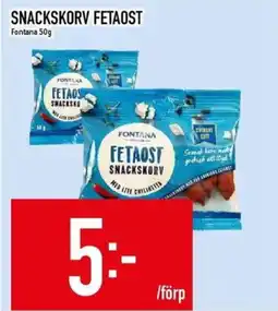 Matdax Fontana Snackskorv fetaost erbjuda