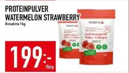 Matdax Biosalma Proteinpulver watermelon strawberry erbjuda