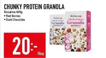 Matdax Biosalma Chunky protein granola erbjuda