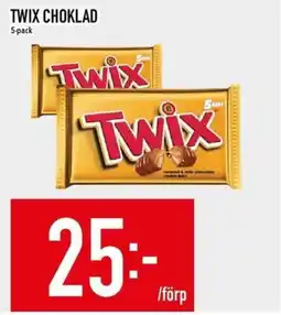 Matdax Twix choklad erbjuda