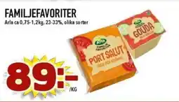 Matdax Arla Familjefavoriter erbjuda