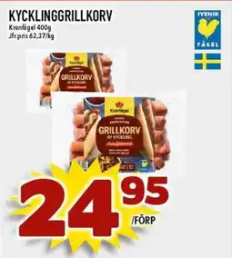 Matdax Kronfågel Kycklinggrillkorv erbjuda
