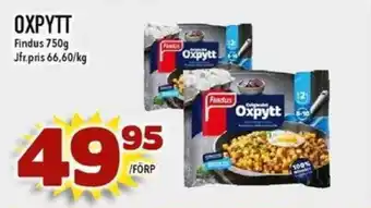 Matdax Findus Oxpytt erbjuda