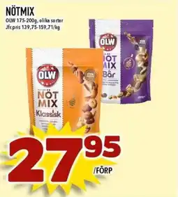 Matdax Olw Nötmix erbjuda
