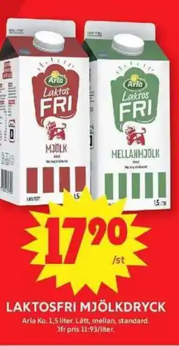 ICA Maxi Arla Laktosfri mjölkdryck erbjuda