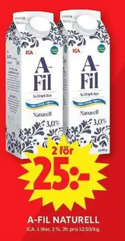 ICA Maxi Ica A-fil naturell erbjuda