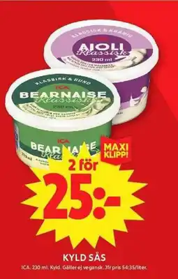 ICA Maxi ICA Kyld sås erbjuda