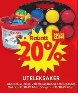 ICA Maxi Uteleksaker erbjuda