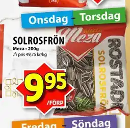 Matvärlden Tensta SOLROSFRÖN erbjuda