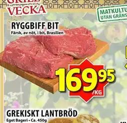 Matvärlden Tensta RYGGBIFF BIT erbjuda