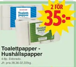 Matöppet Eldorado Toalettpapper - Hushållspapper erbjuda