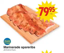 Matöppet Marinerade spareribs erbjuda