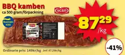 Extra Mjällby Stormarknad BBQ kamben erbjuda