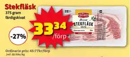 Extra Mjällby Stormarknad Stekfläsk erbjuda
