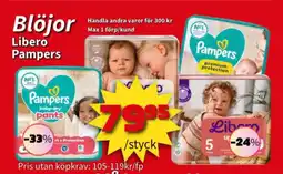 Extra Mjällby Stormarknad Blöjor erbjuda