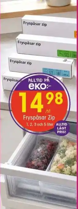 Fryspåsar Zip