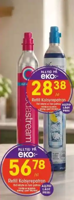 Refill Kolsyrepatron