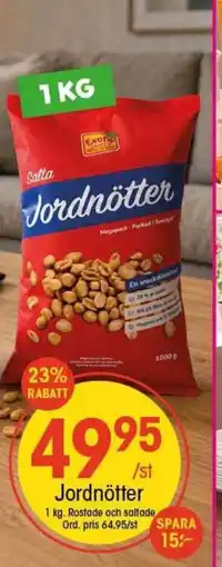 EKO Jordnötter erbjuda